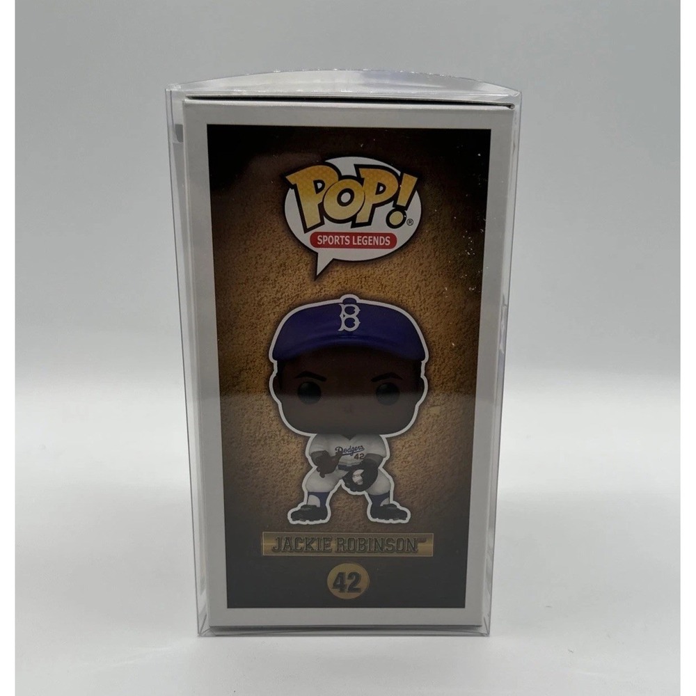 Funko Pop! Sports Legends MLB Dodgers-Jackie Robinson #42Bronze Chase Figure - Picture 3 of 10
